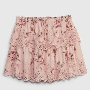 Gap x LoveShackFancy Toddler Floral Flippy Skort (Pink Floral)